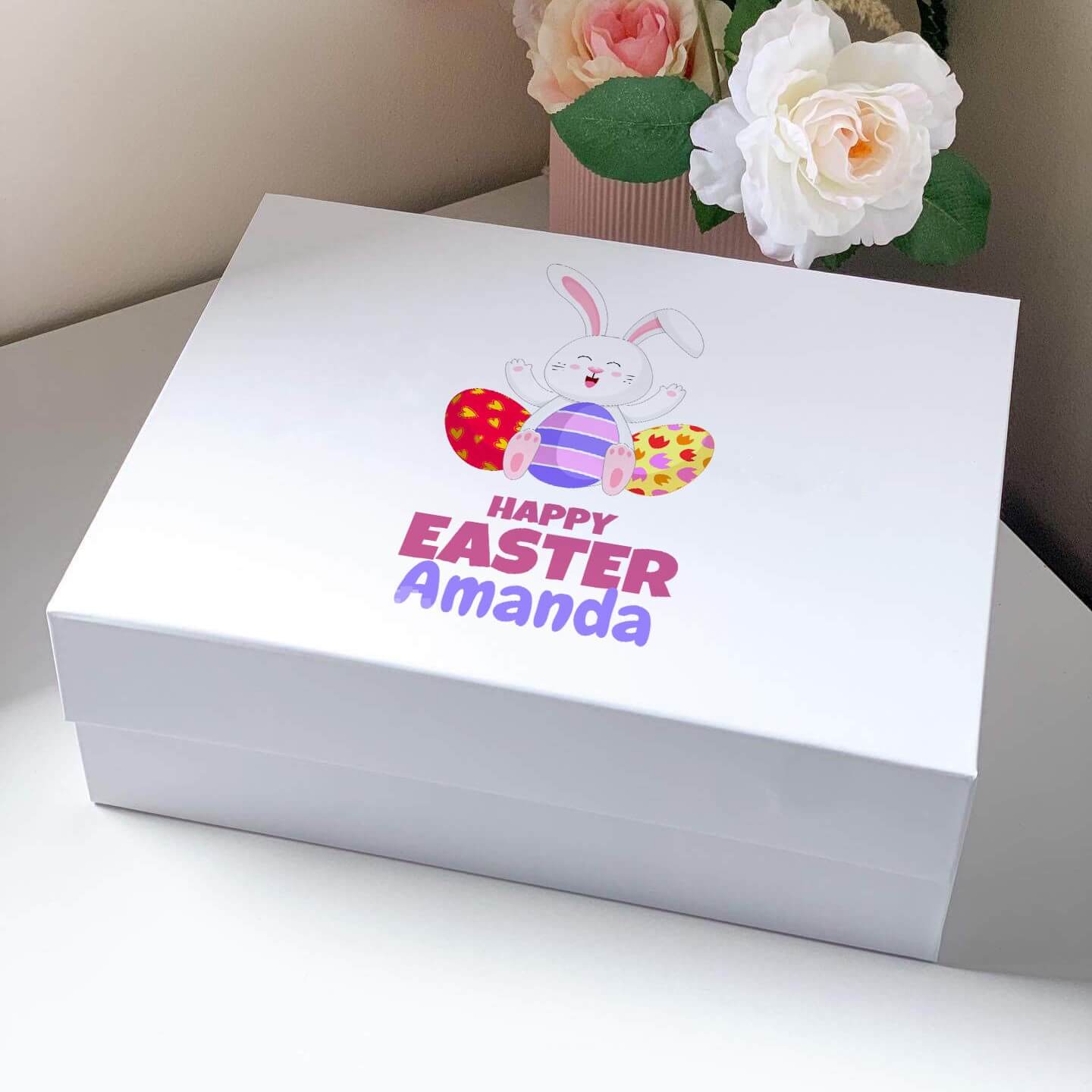 Happy Easter Magnetic Closure Gift Box #3