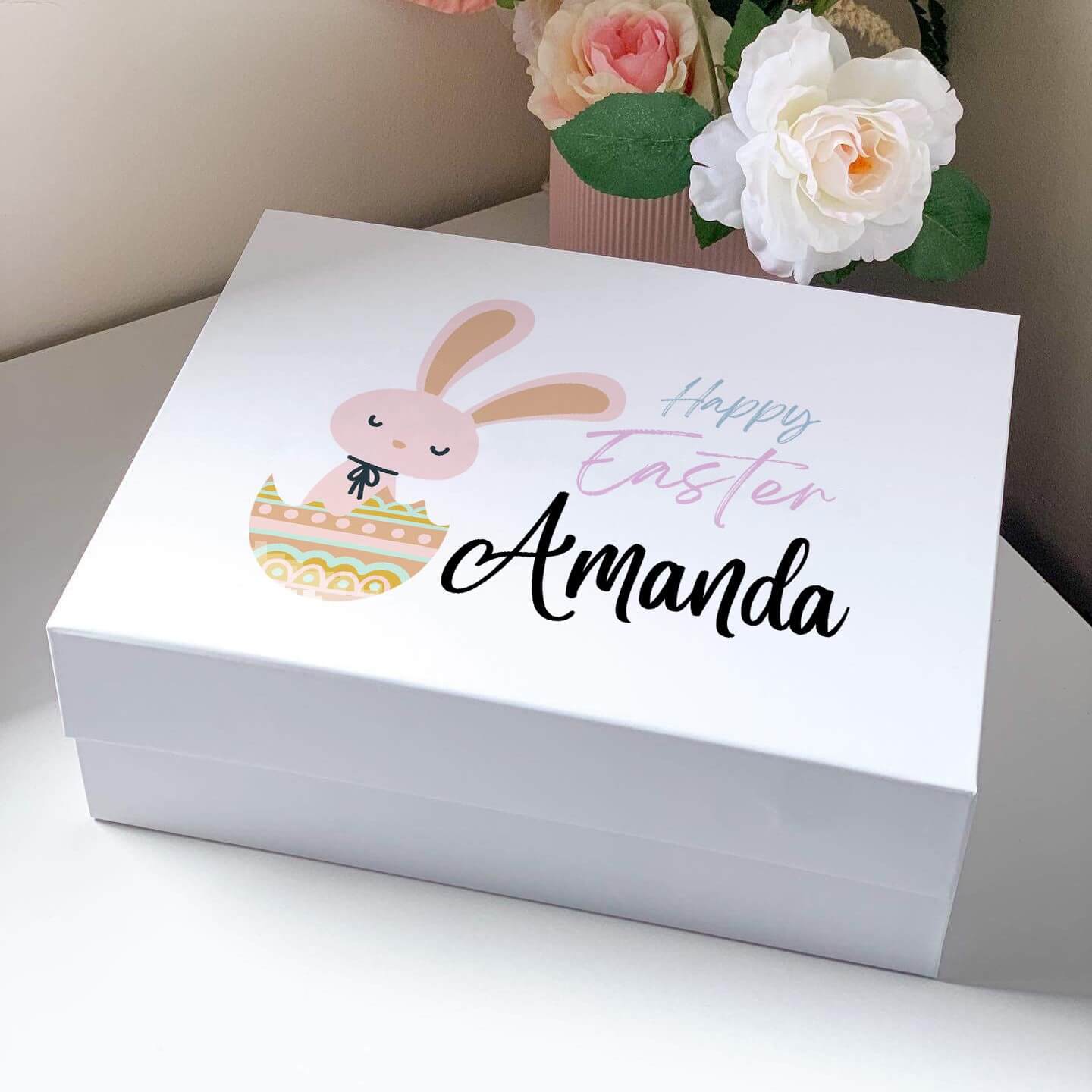 Happy Easter Bunny Magnetic Closure Gift Box #5