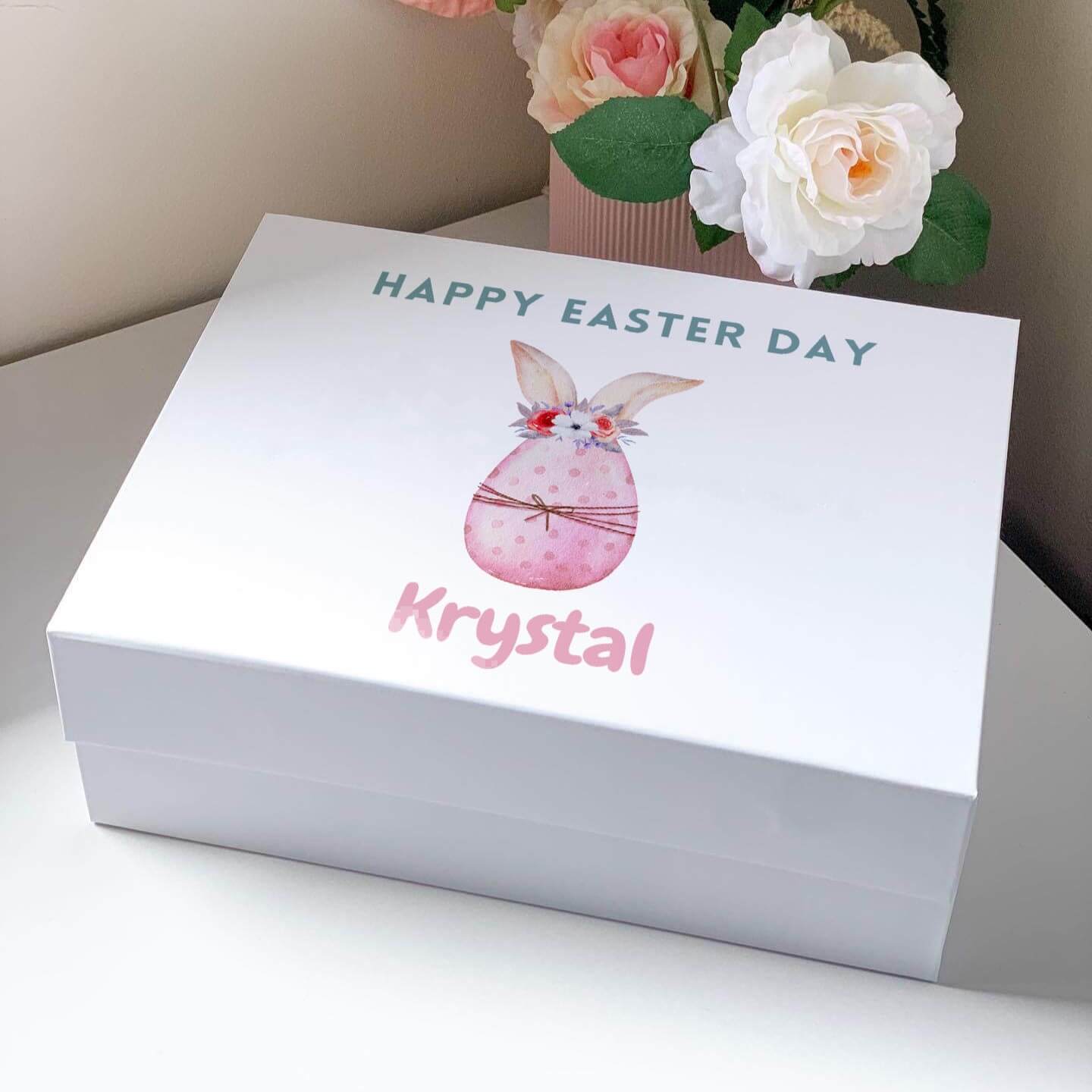 Happy Easter Day Magnetic Closure Gift Box