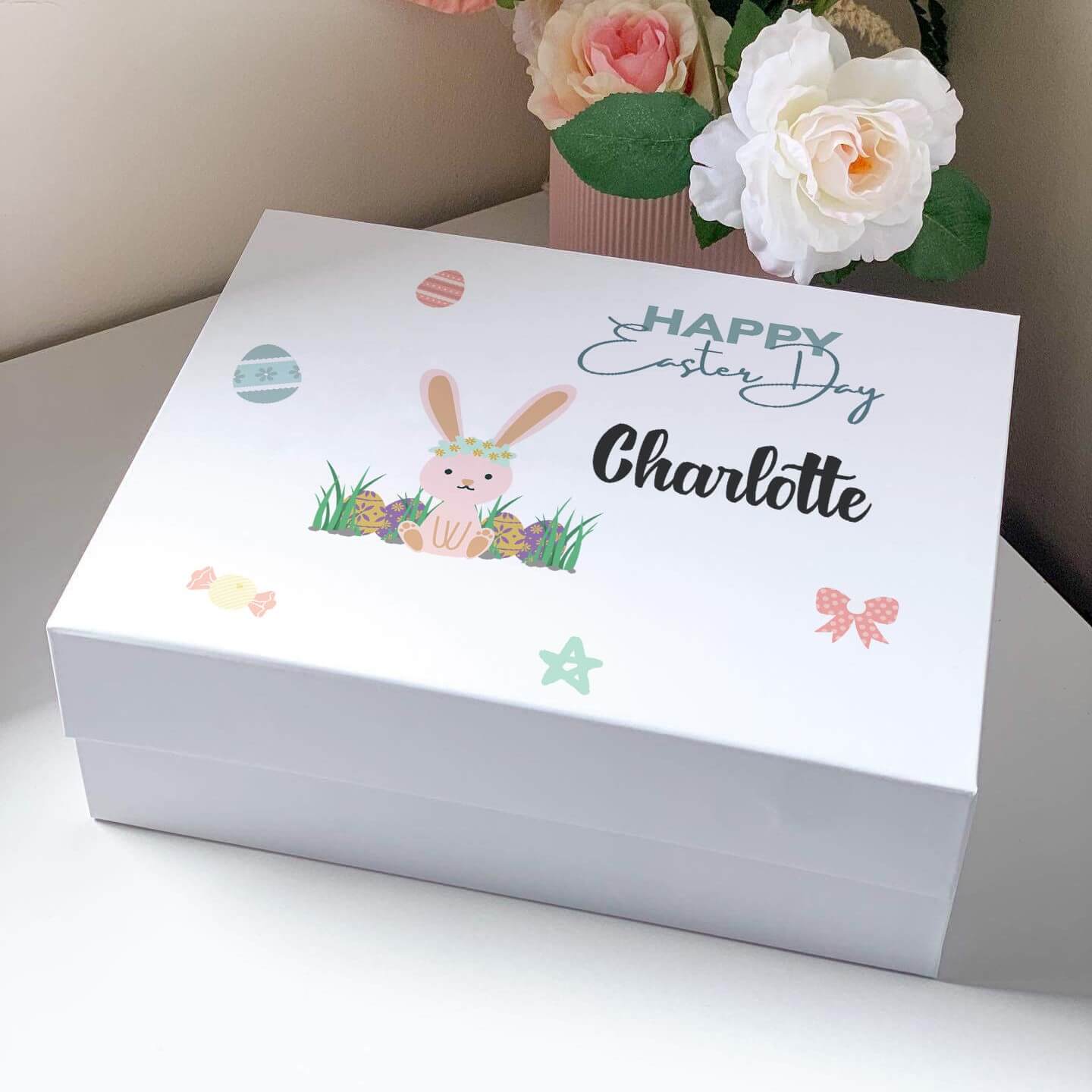 Happy Easter Day Magnetic Closure Gift Box #2