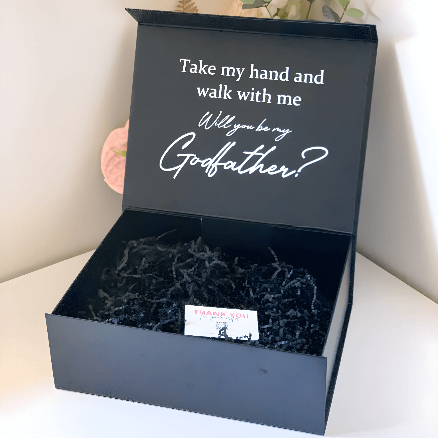 Take My Hand - Godparent / Godmother / Godfather Magnetic Gift Box