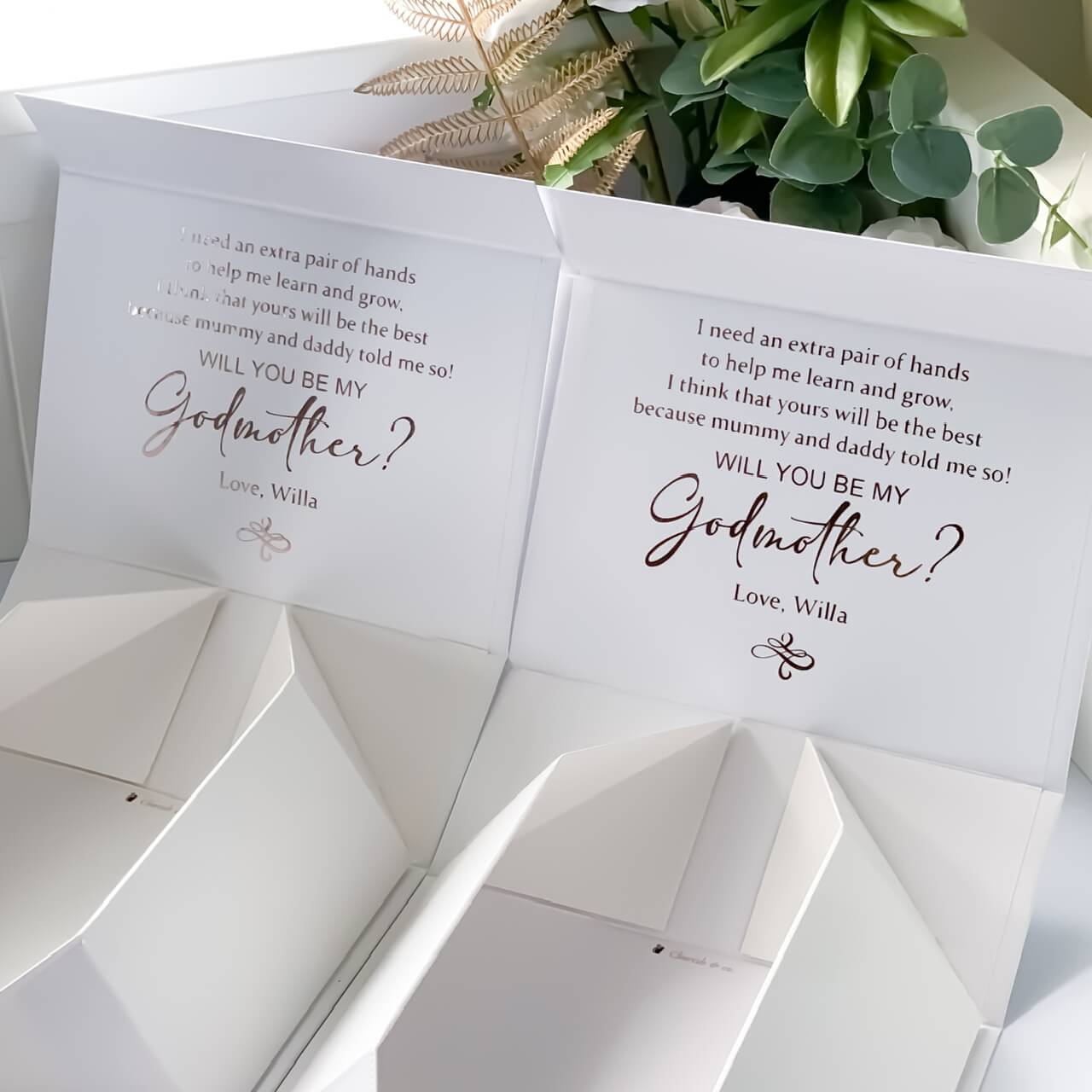 I Need an Extra Pair of Hands - Godparent Proposal Magnetic Gift Box #2