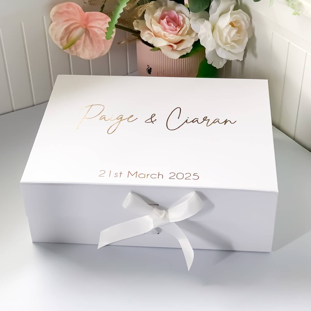 Personalised Name & Date Magnetic Gift Box