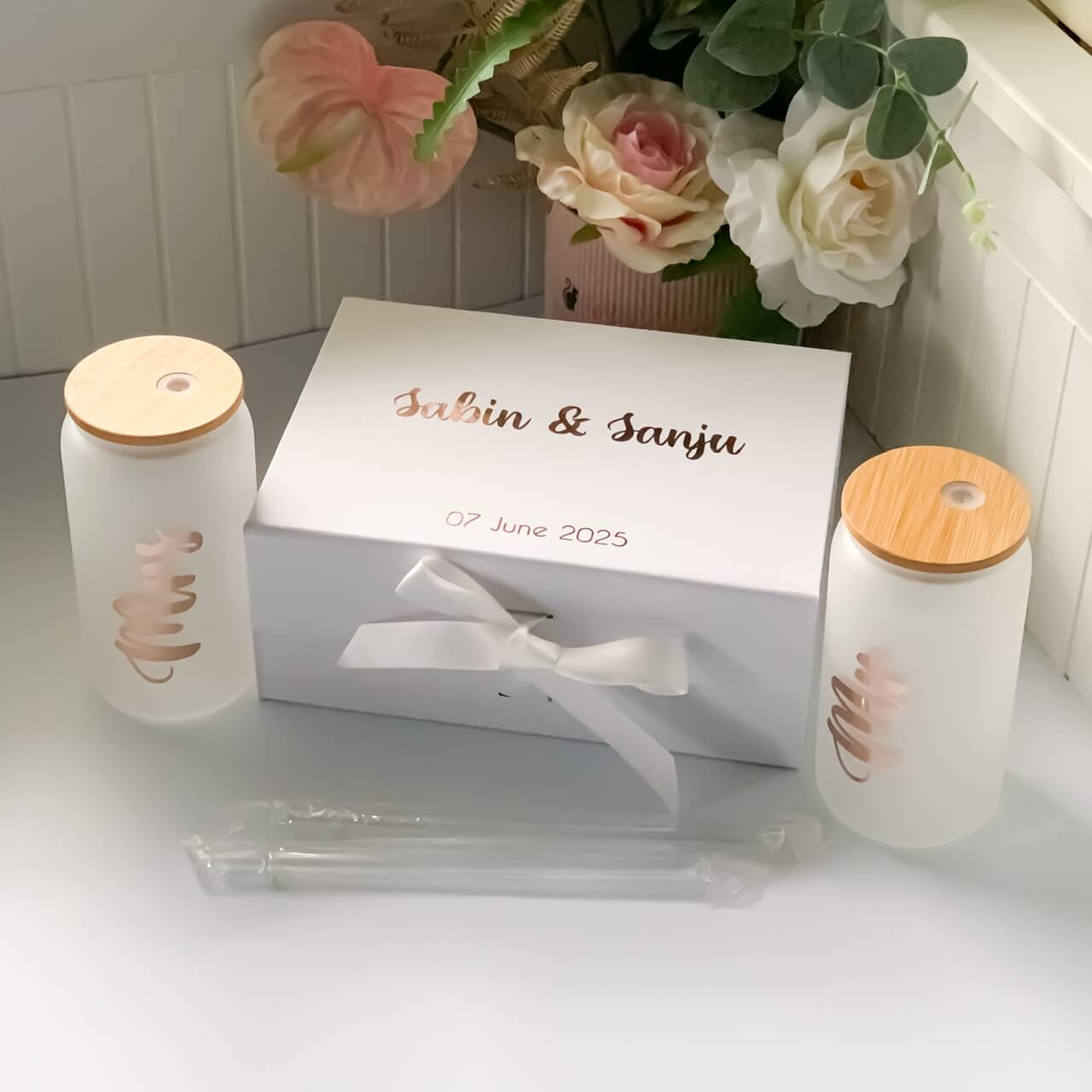 Personalised Name & Date Magnetic Gift Box