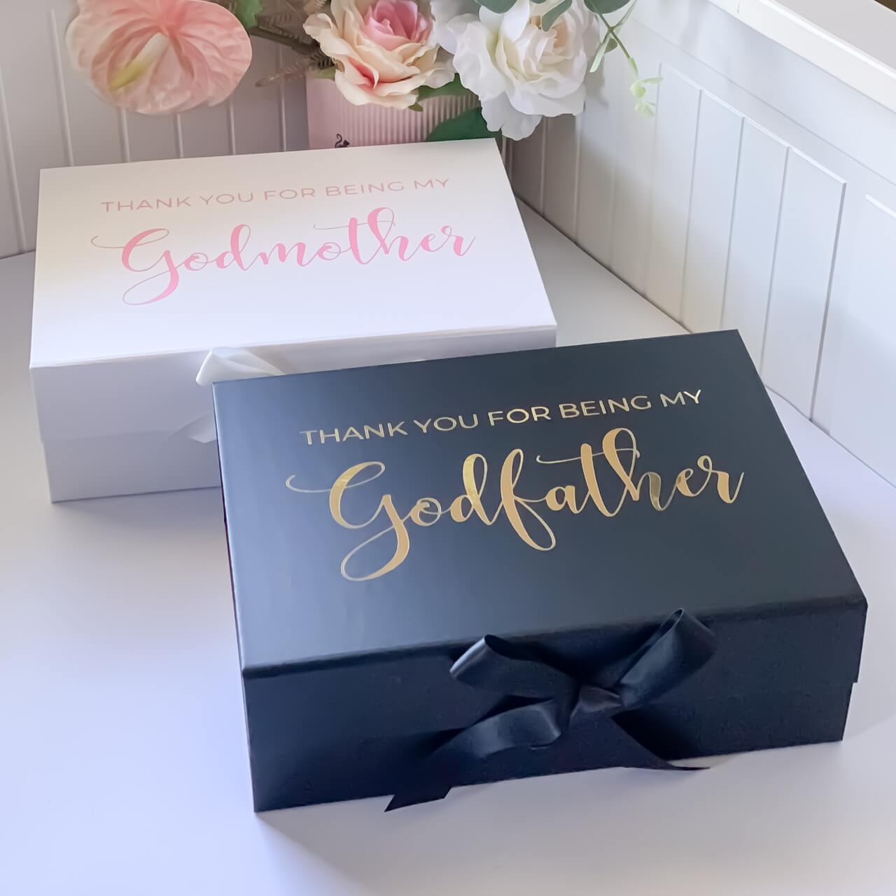 Thank you for being my Godparents / Godmother / Godfather Magnetic Gift Box