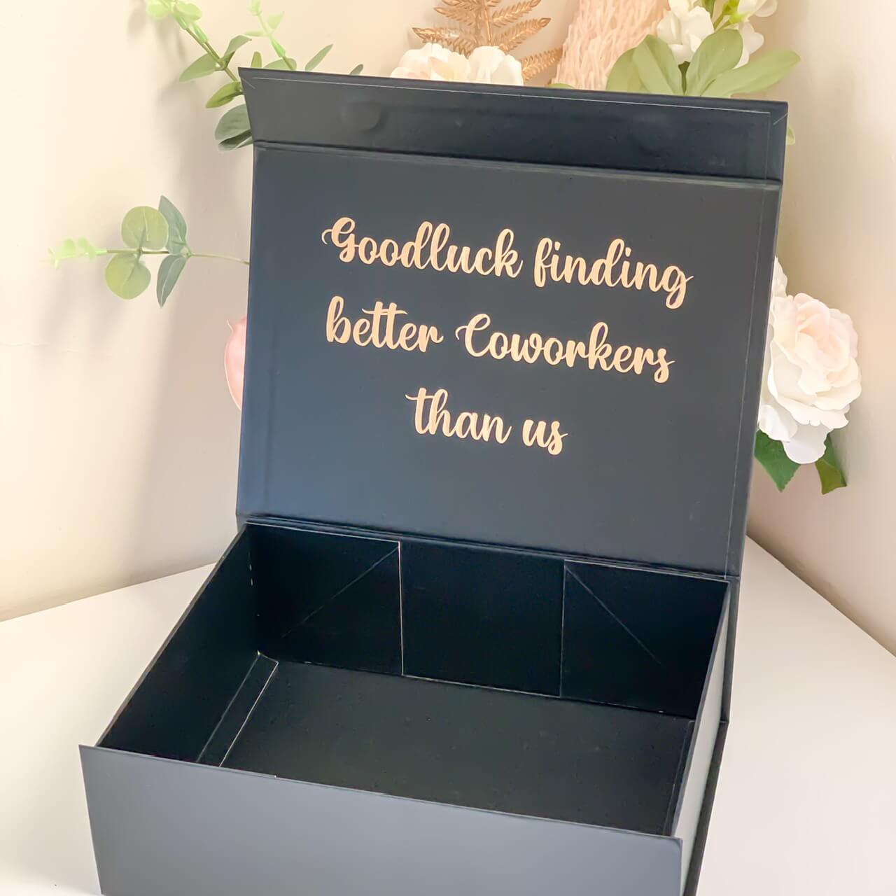 Personalised Coworkers Farewell Magnetic Gift Box