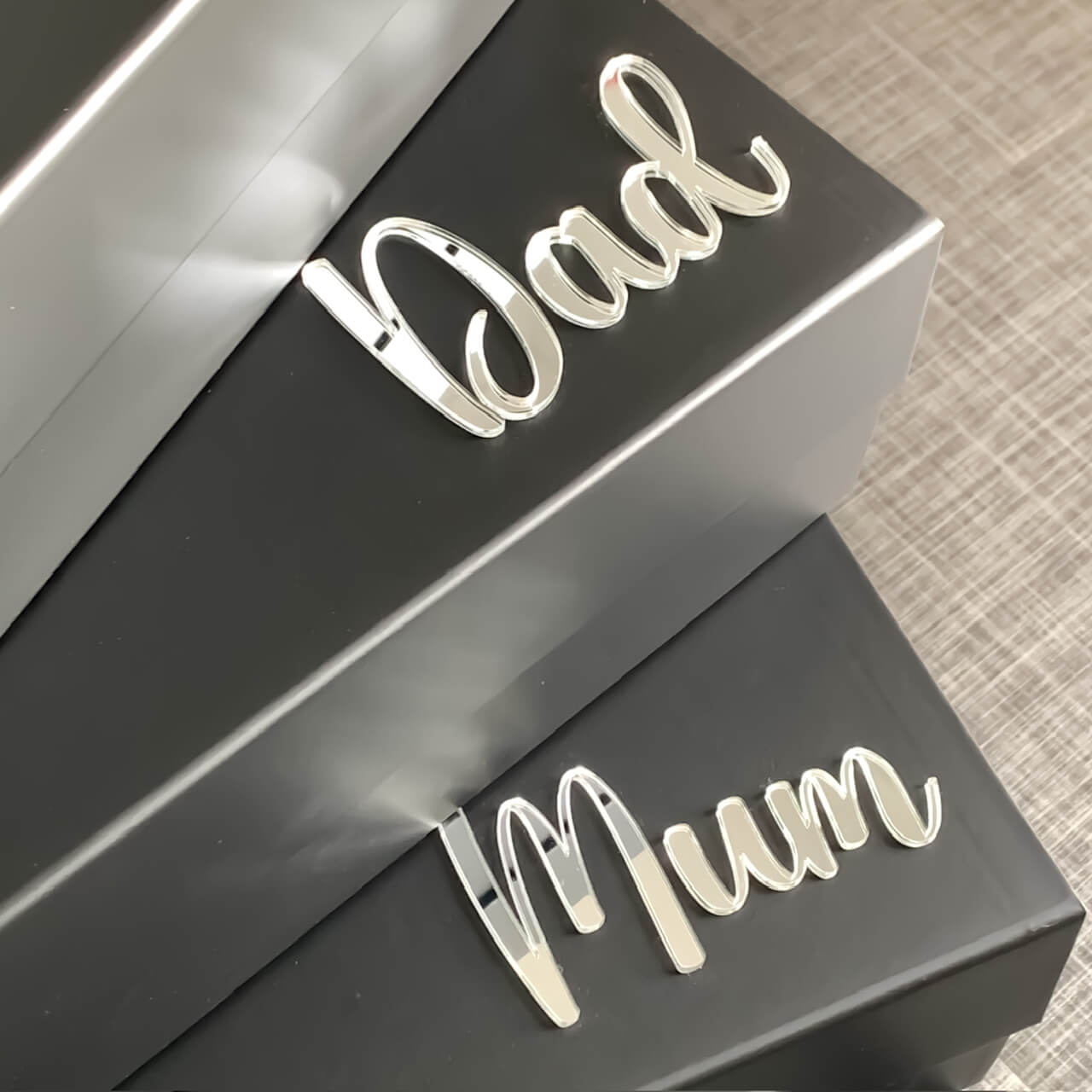 Personalised 3D Acrylic Name Magnetic Closure Gift Box