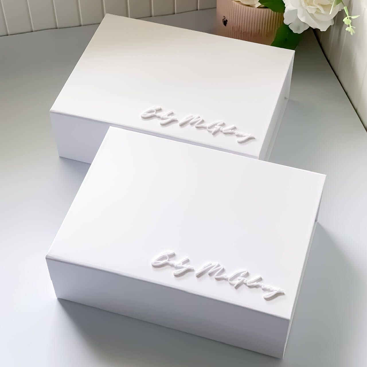 Personalised 3D Acrylic Name Magnetic Closure Gift Box