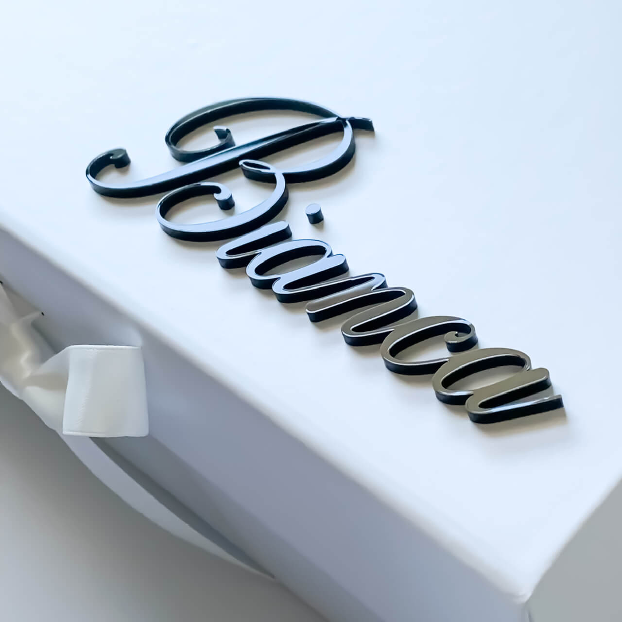 Personalised 3D Acrylic Name Magnetic Closure Gift Box