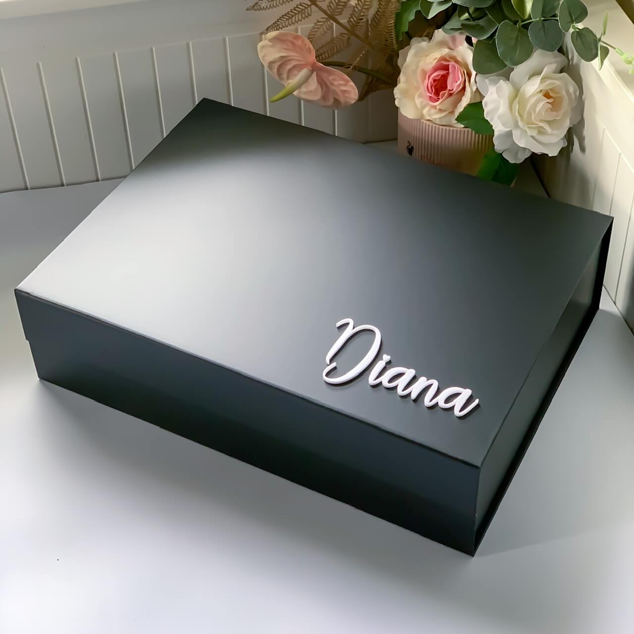 Personalised 3D Acrylic Name Magnetic Closure Gift Box