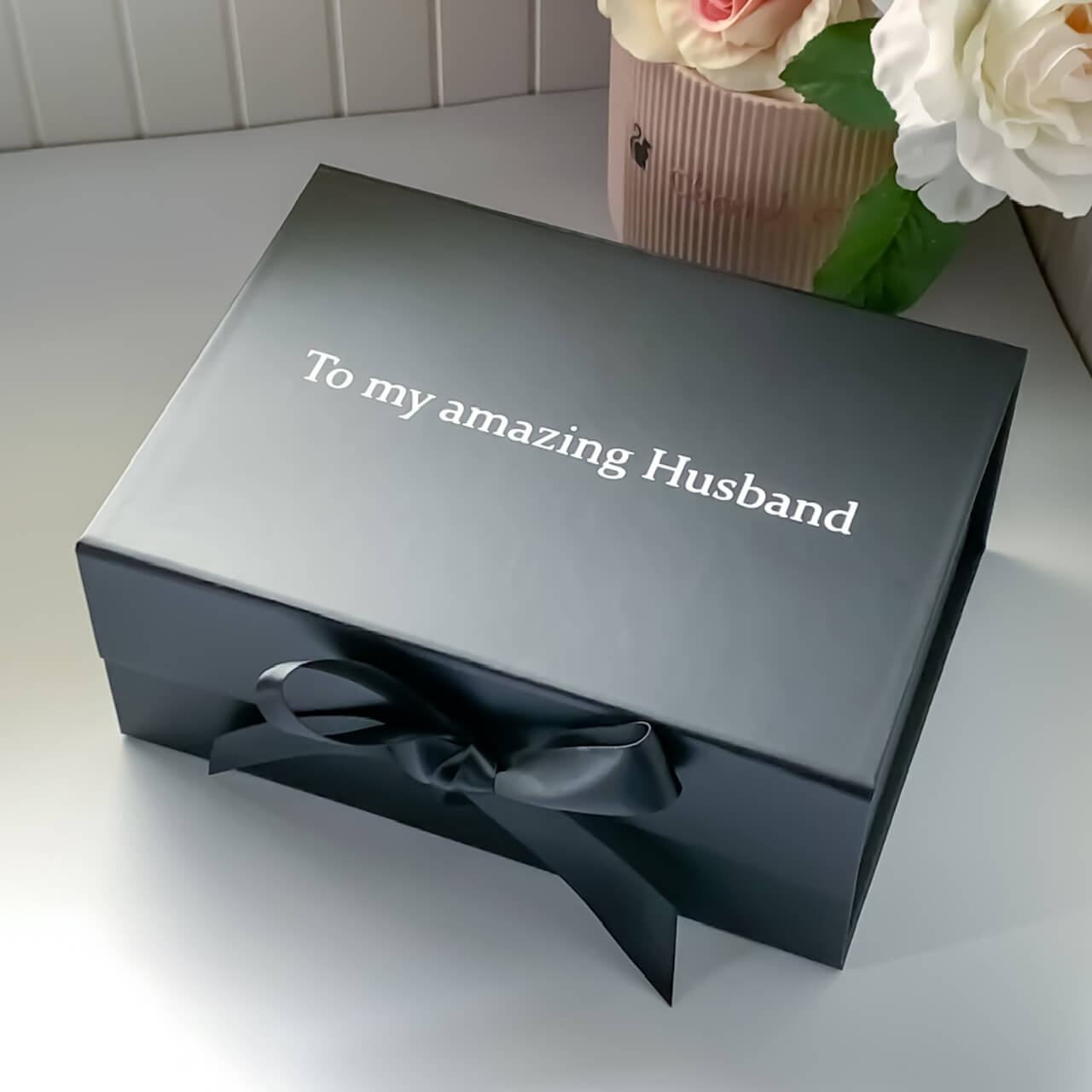To My Amazing Husband Magnetic Closure Gift Box