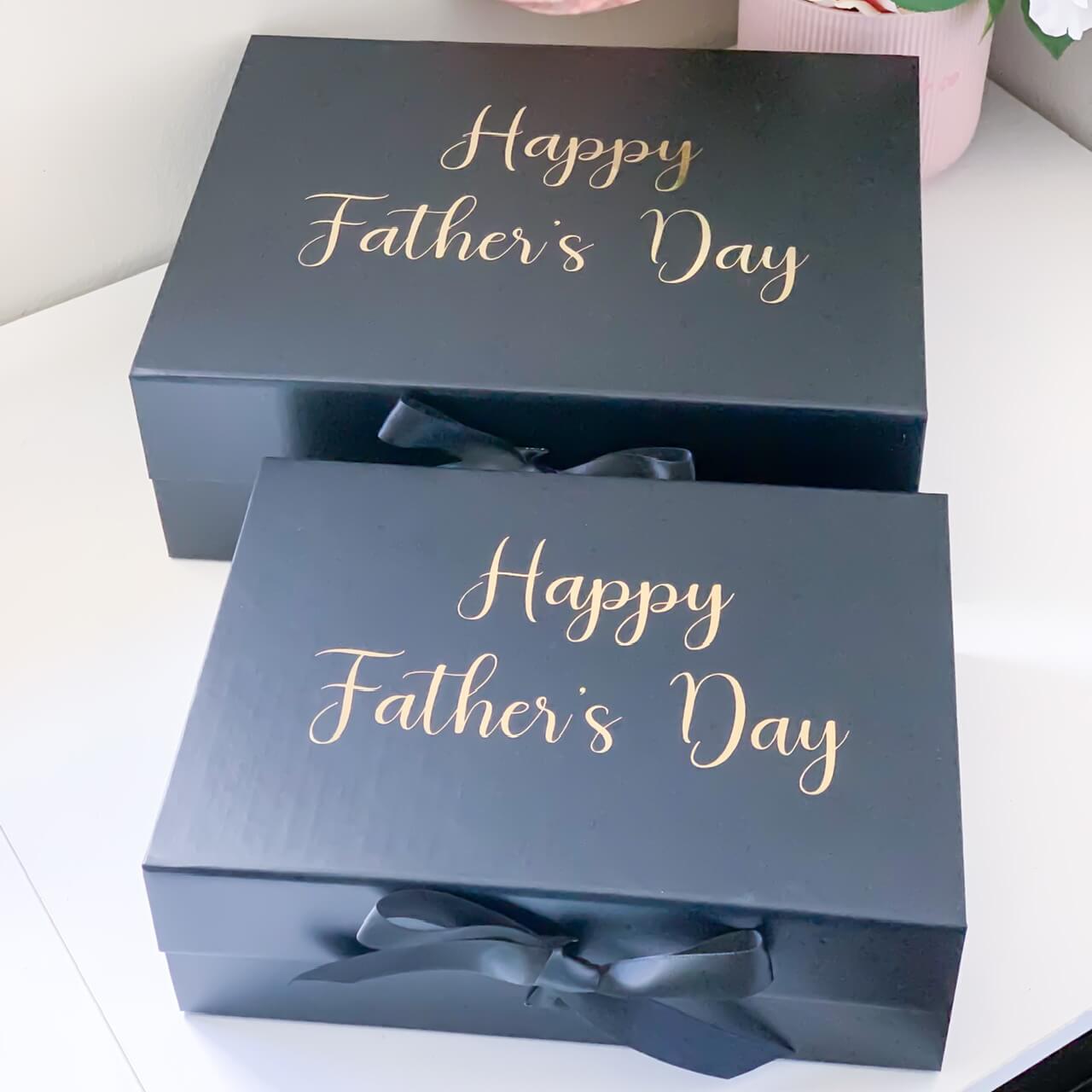 Happy Father's Day Magnetic Gift Box