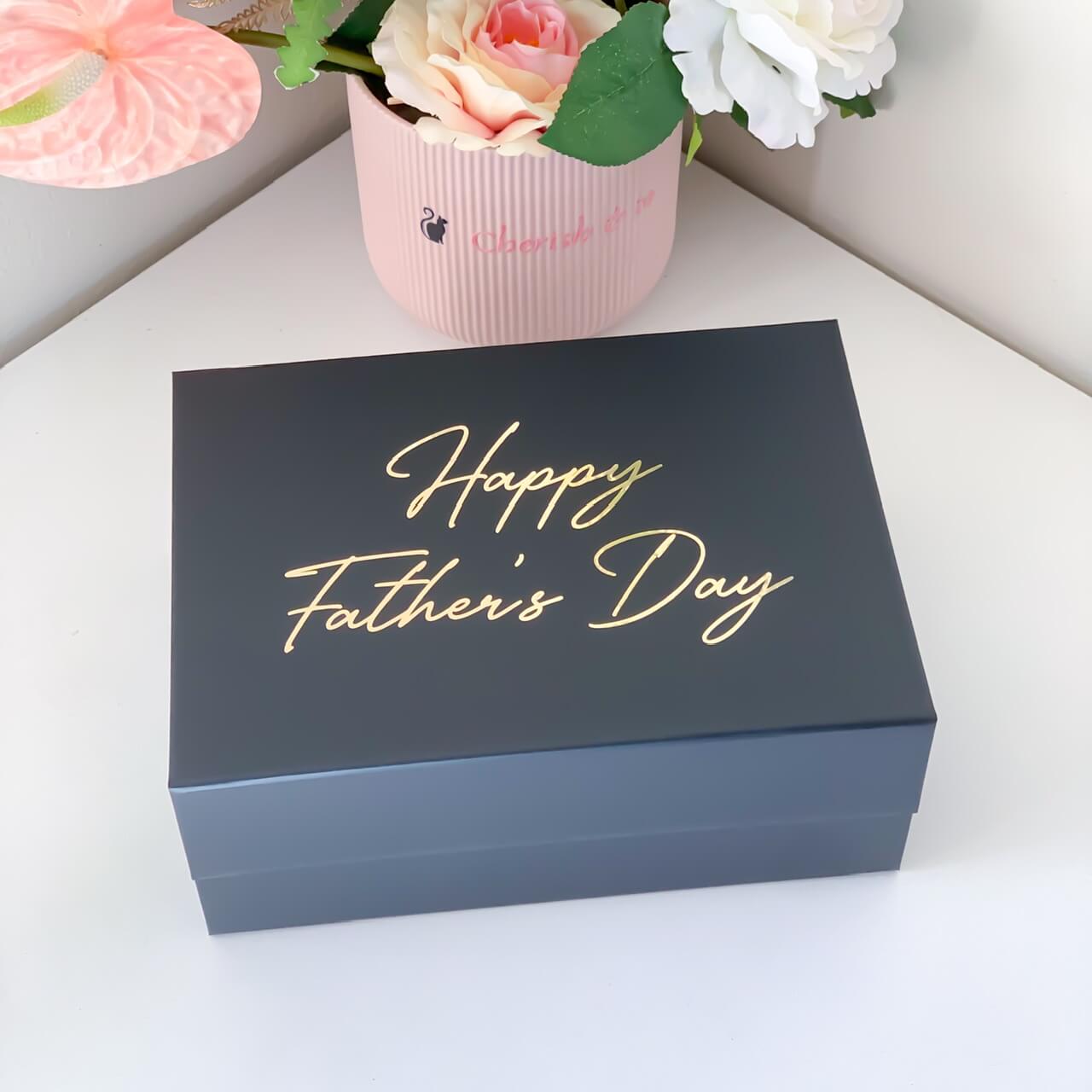 Happy Father's Day Magnetic Gift Box