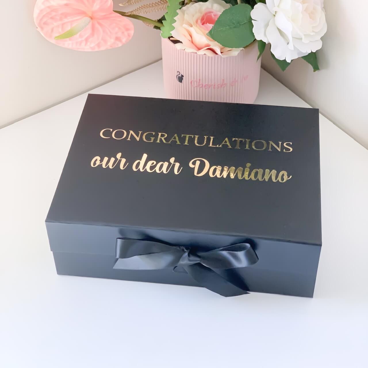 Personalised Graduation Magnetic Gift Box