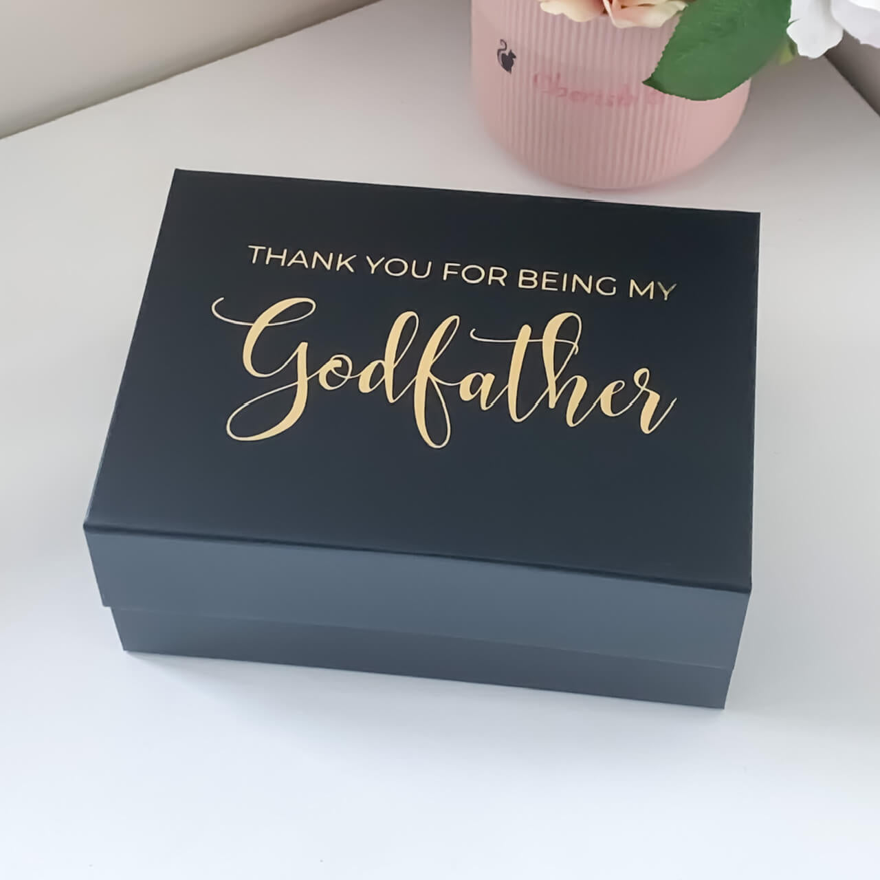 Thank you for being my Godparent / Godmother / Godfather Magnetic Gift Box