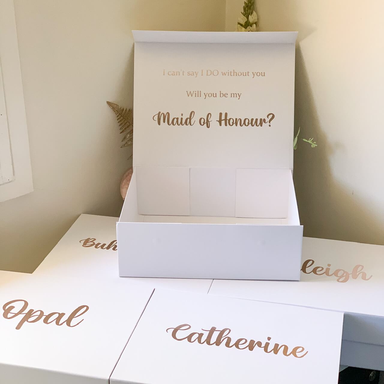 Can’t say I DO Without You Bridesmaid / Maid of Honour / Best Man / Groomsman Magnetic Gift Box