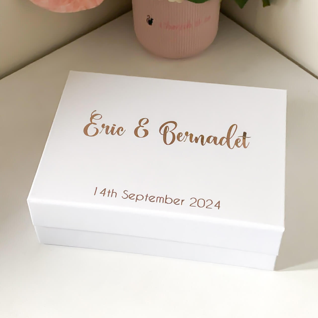 Personalised Name & Date Magnetic Gift Box