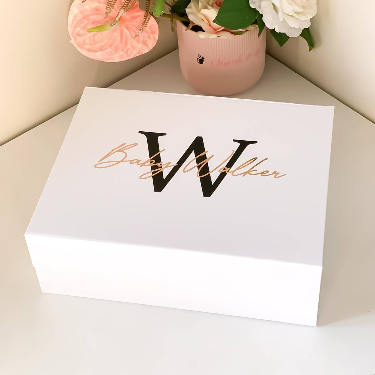 Personalised Initial Name Magnetic Closure Gift Box