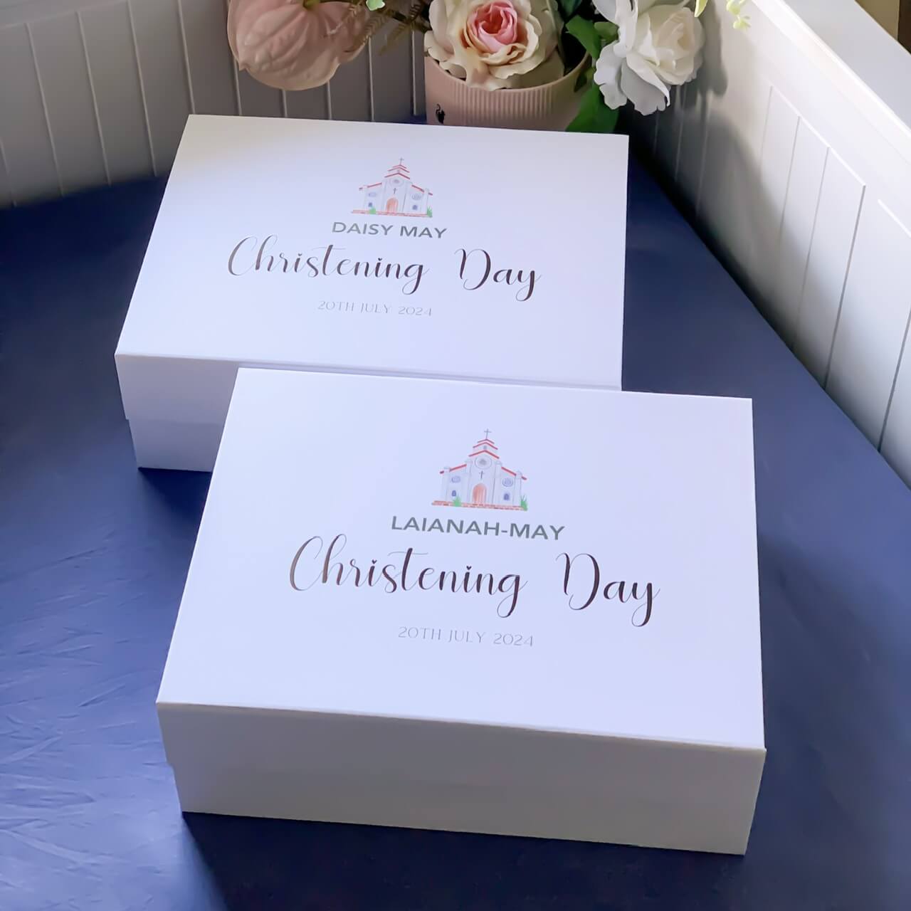 Christening Day Magnetic Closure Gift Box