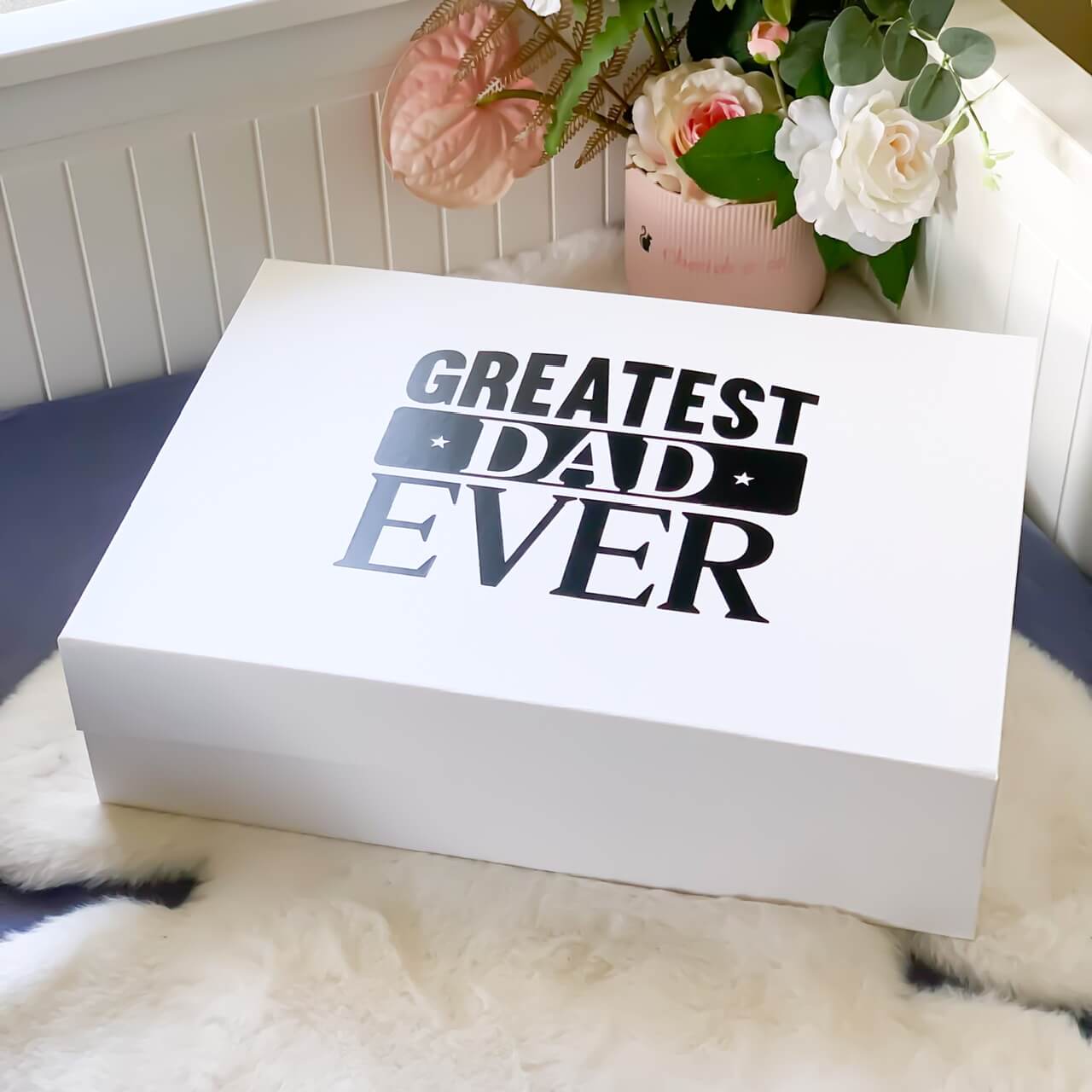 Greatest Dad Ever Magnetic Closure Gift Box