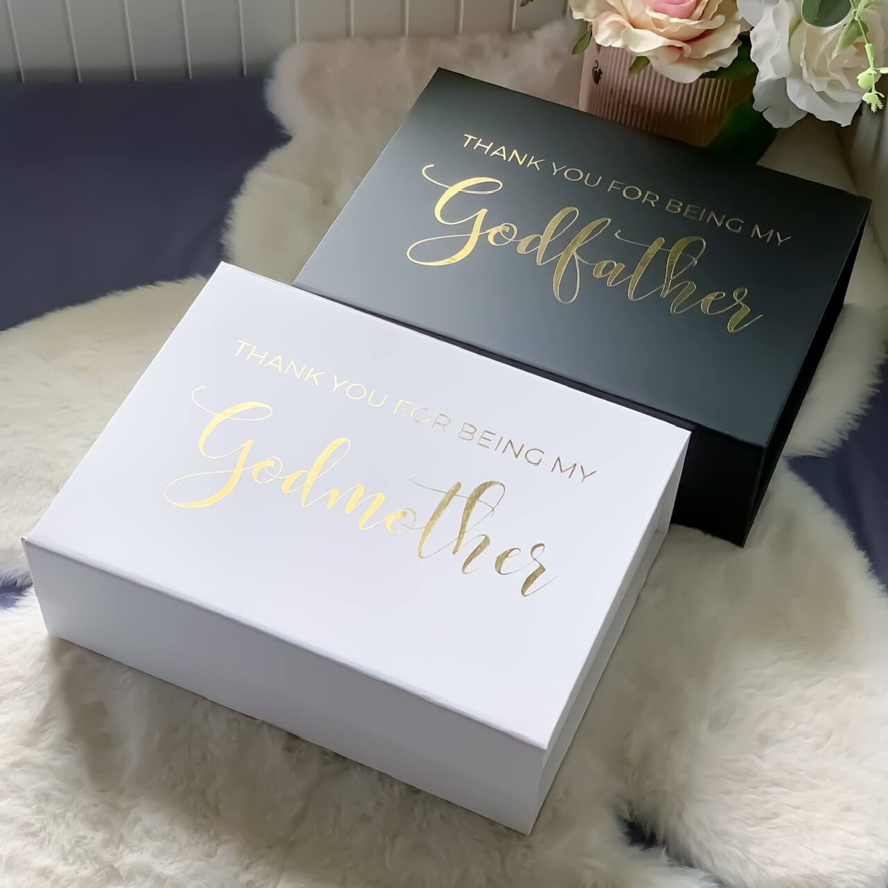 Thank you for being my Godparents / Godmother / Godfather Magnetic Gift Box