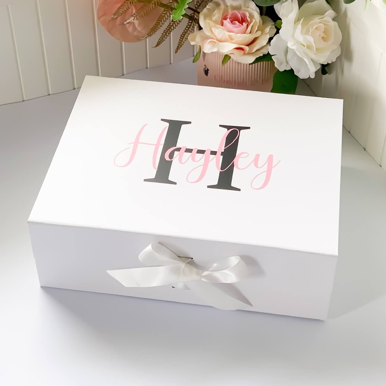 Personalised Initial Name Magnetic Closure Gift Box