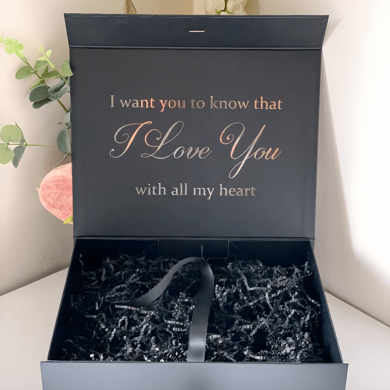 I Love You Personalised Magnetic Gift Box