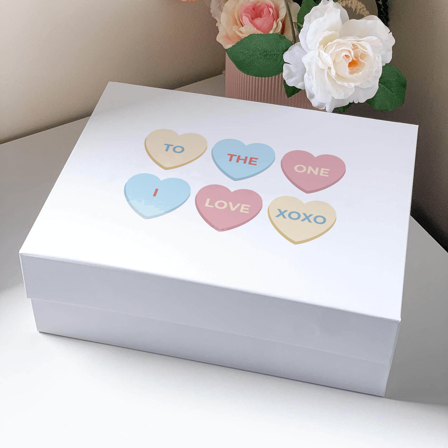 Candy Heart Valentine Magnetic Gift Box