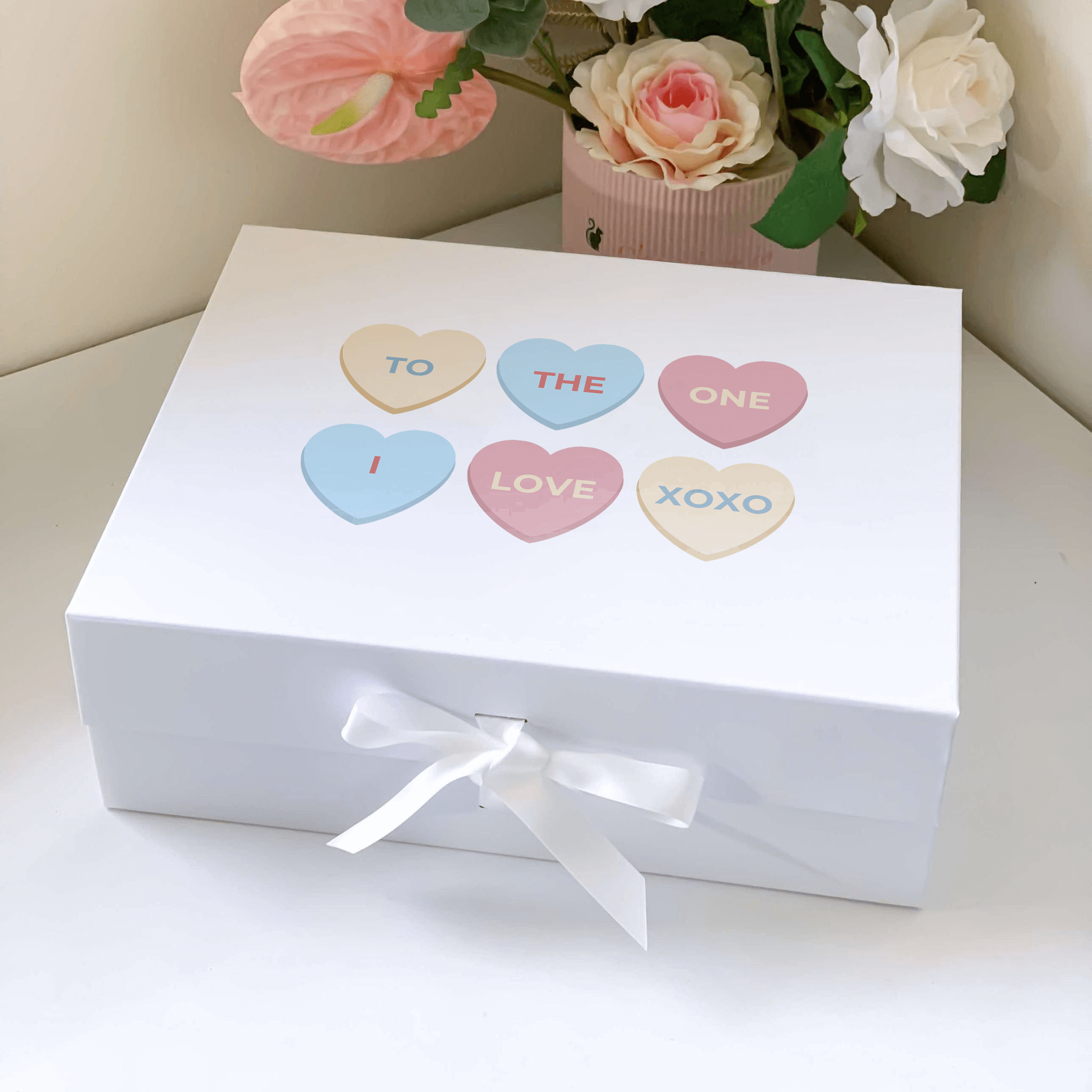 Candy Heart Valentine Magnetic Gift Box