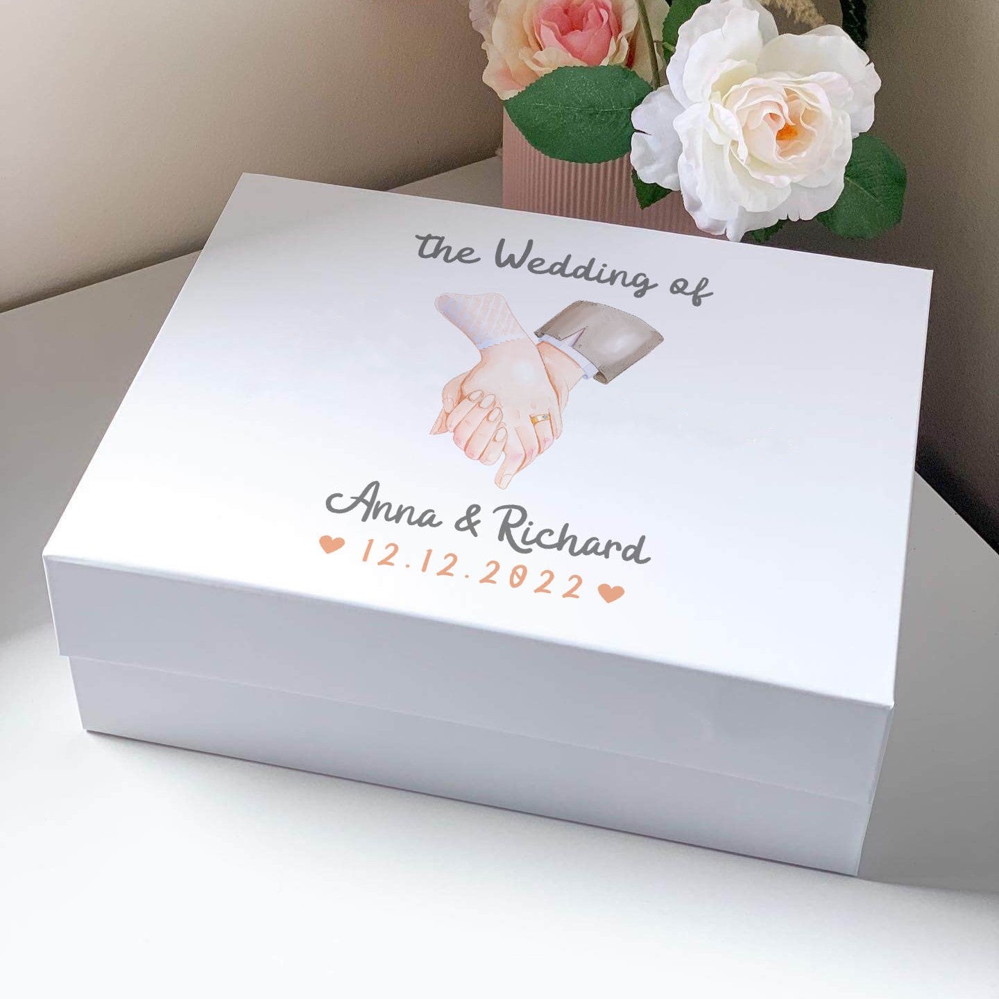The Wedding Magnetic Closure Gift Box