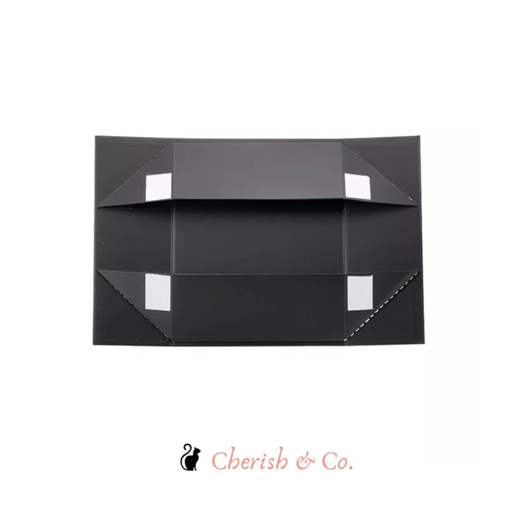 Gift Boxes & Tins Large Black Magnetic Gift Box - Cherish & co.