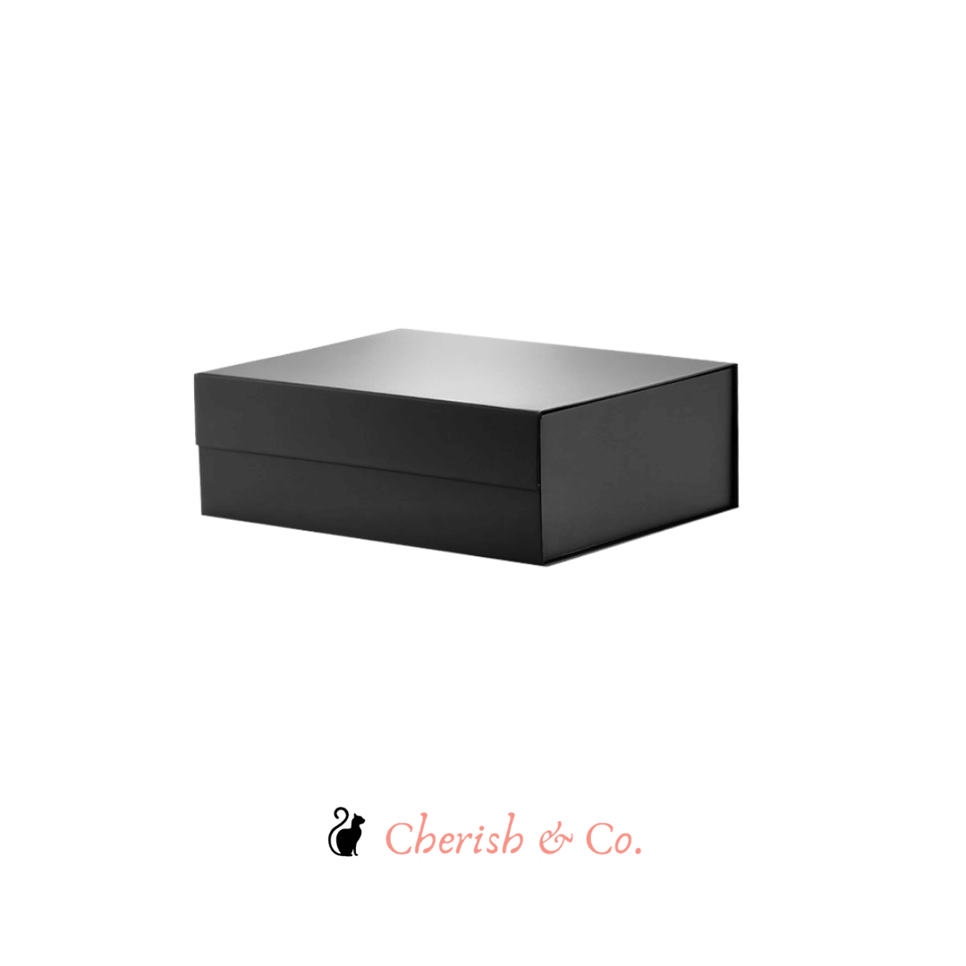 Gift Boxes & Tins 25 Pcs Large Black Magnetic Gift Box - Cherish & co.
