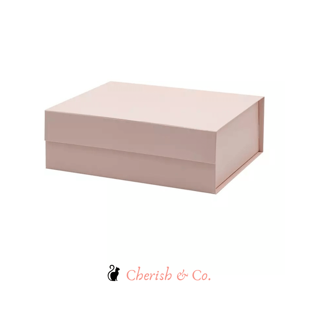 Gift Boxes & Tins Medium Pink Magnetic Gift Box - Cherish & co.