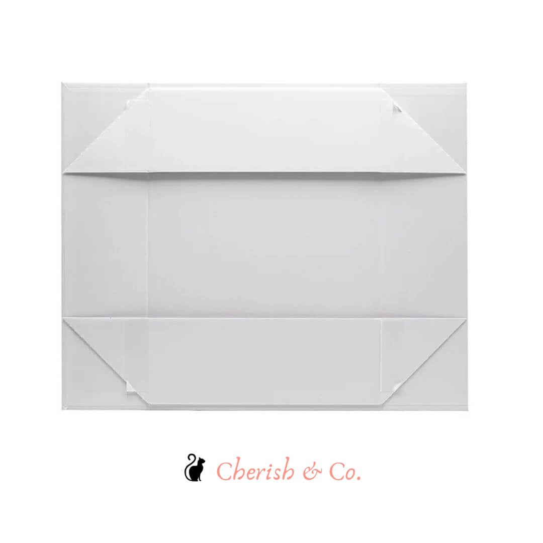 Gift Boxes & Tins Extra Large White Magnetic Gift Box - Cherish & co.