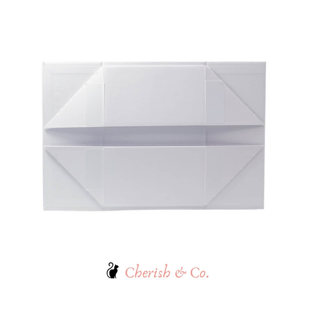 Gift Boxes & Tins Small White Magnetic Gift Box - Cherish & co.